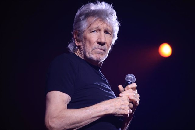 April 28, 2023, Bologna, Italy: Roger Waters, bassist, songwriter and former member of the rock band Pink Floyd performing on stage in Bologna, April 28, 2023, Italy, during his european tour. Photo Michele Nucci.