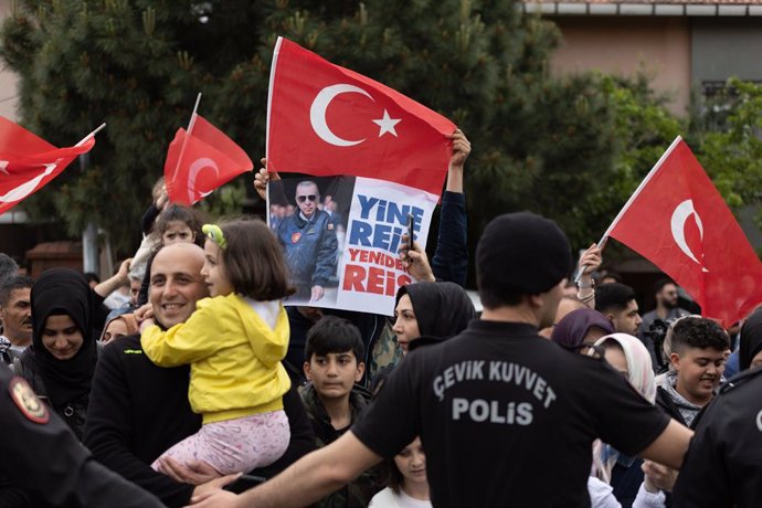Simpatitzants del president de Turquia, Recep Tayyip Erdogan