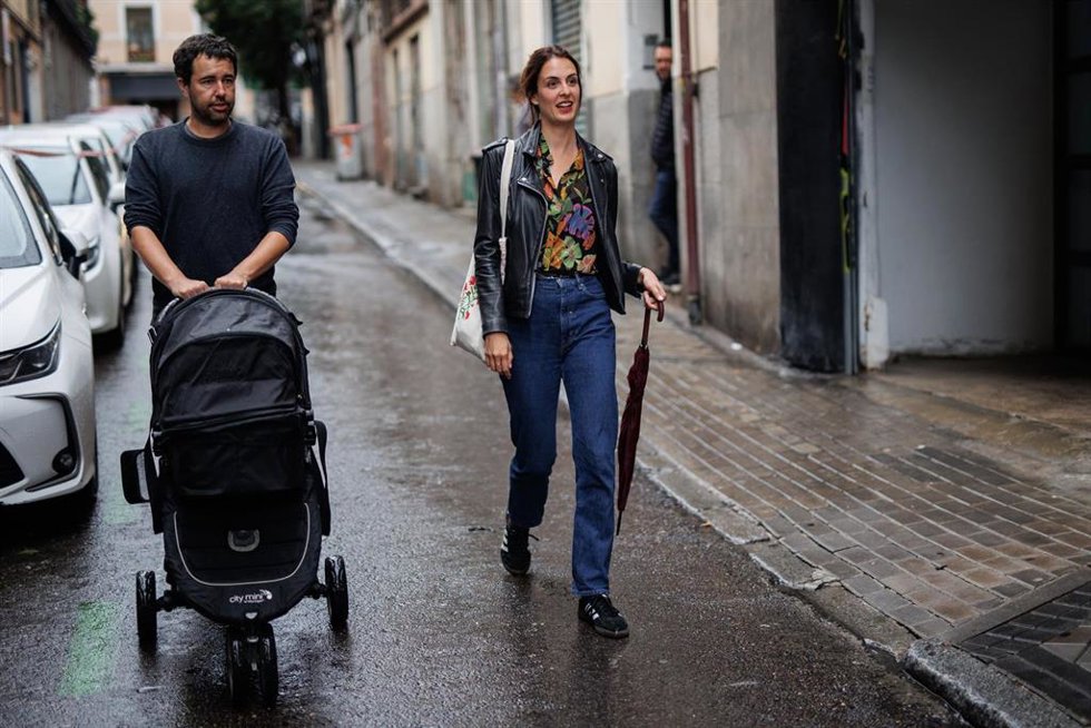 La candidata de Más Madrid a la alcaldía de Madrid, Rita Maestre, a su llegada para el seguimiento de la jornada electoral en el Espacio Downtown, a 28 de mayo de 2023, en Madrid (España). Hoy, 28M, se celebran elecciones municipales en un total de 8.13