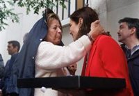 Ayuso llega a 'Génova' para seguir el resultado electoral