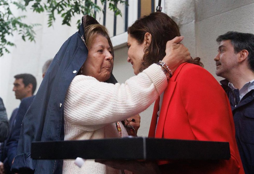 La presidenta de la Comunidad de Madrid, candidata a la reelección y presidenta del Partido Popular (PP) de Madrid, Isabel Díaz Ayuso