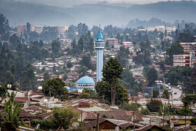 Archivo - Imagen de archivo de la mezquita azul de Adis Abeba 