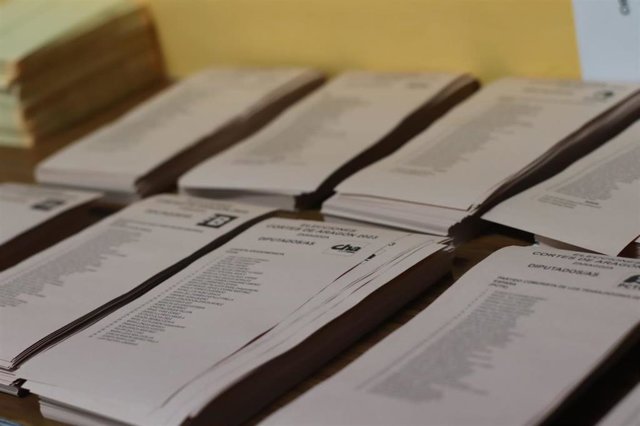 Papeletas elecciones autonómicas