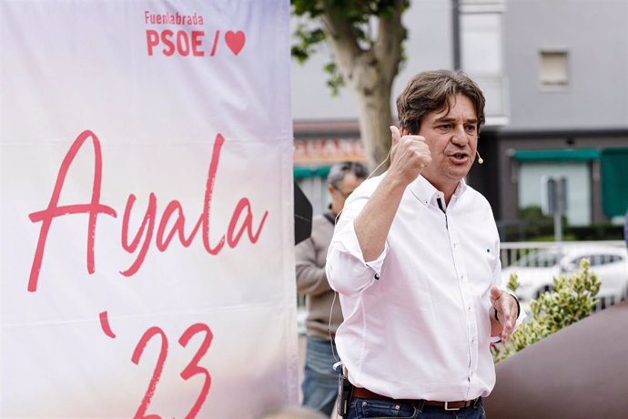 El candidato a la alcaldía de Fuenlabrada, Javier Ayala
