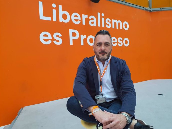 Archivo - El presidente de Ciudadanos Andalucía, Andrés Reche, en una foto de archivo.