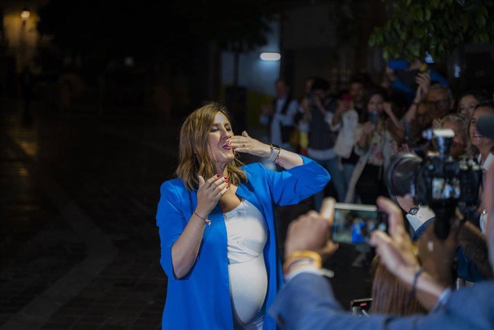 María José Catalá celebra los resultados electorales