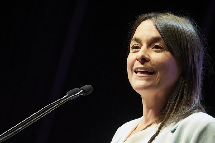 La candidata a la Presidencia de Navarra por Contigo Navarra, Begoña Alfaro.