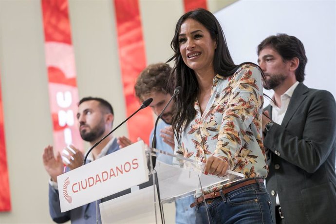 La candidata de Ciudadanos a la Alcaldía de Madrid, Begoña Villacís.