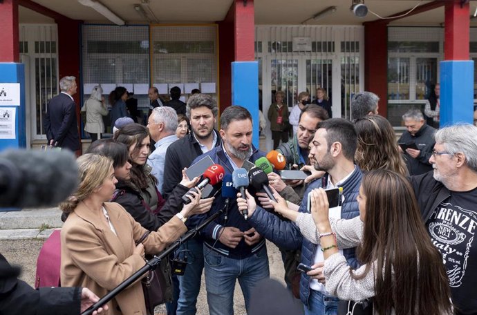 El presidente de Vox, Santiago Abascal