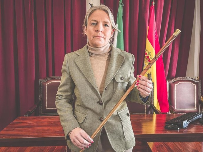 Archivo - Olivia Venegas, alcaldesa de Benaocaz.