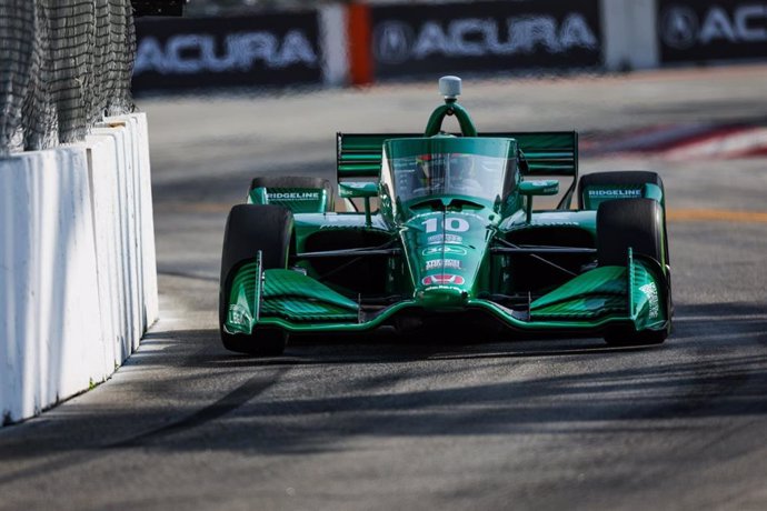Archivo - 10 PALOU Alex (spa), Chip Ganassi Racing, Dallara IR18 Honda, action during the Acura Grand Prix of Long Beach 2023, 3rd round of 2023 NTT IndyCar Series, from April 14 to 16, 2023 on the Streets of Long Beach, in Long Beach, California, Unite