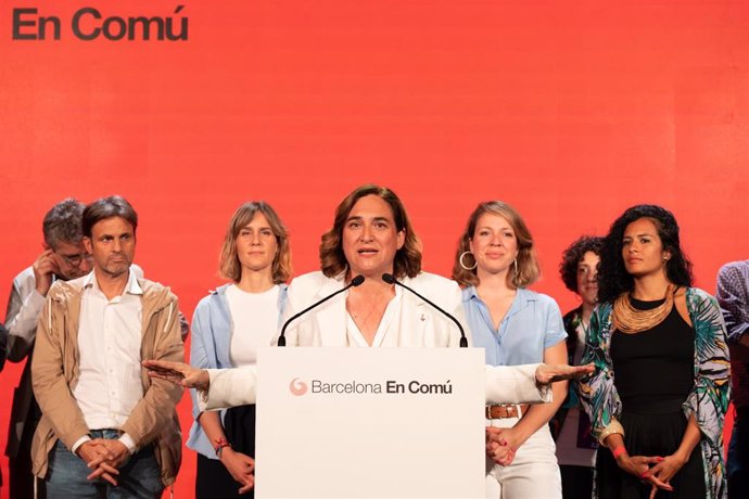 La alcaldesa de Barcelona y candidata de BComú a la reelección, Ada Colau