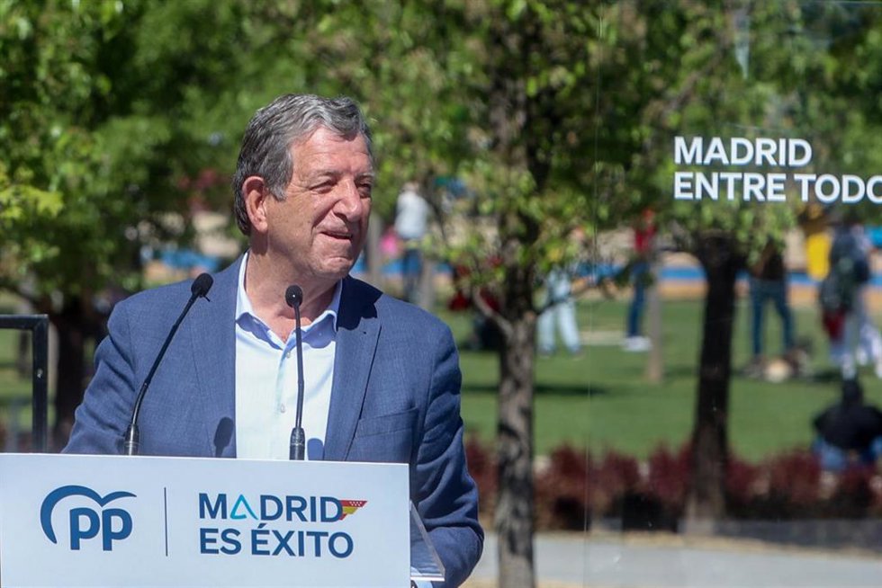 Archivo - El candidato del PP a la alcaldía de Villanueva de la Cañada, Luis Manuel Partida Brunete,