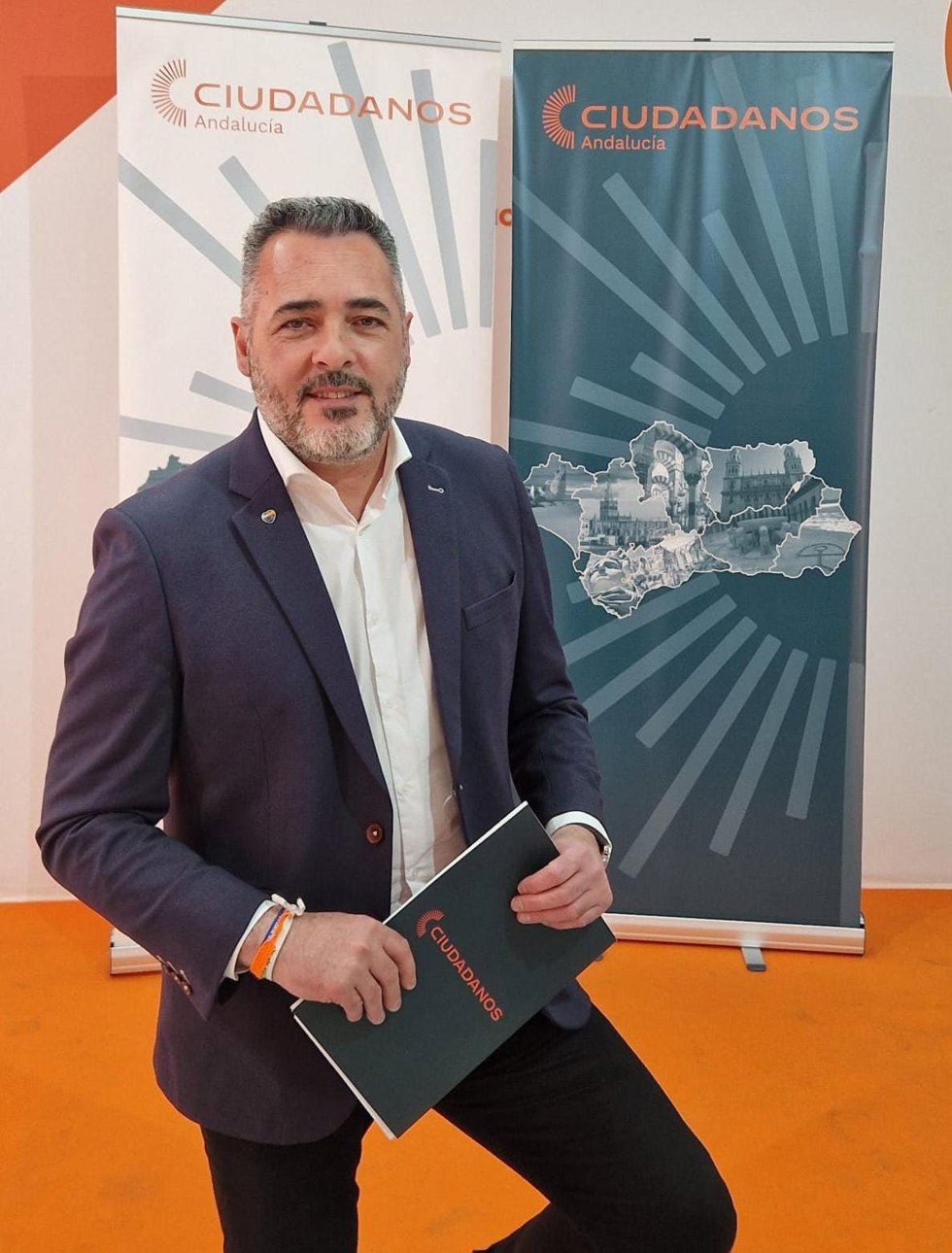 Archivo - El presidente de Ciudadanos Andalucía, Andrés Reche, en una imagen de archivo.