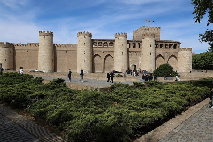 Archivo - Palacio de la Aljafería, sede de las Cortes de Aragón