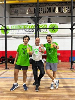 De izquierda a derecha: Fernando Martín, Jávíer Cánovas (director de la UAPO) y Raúl de Frutos.