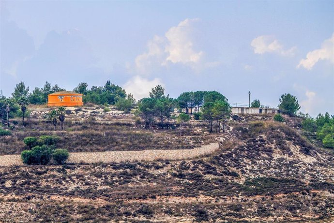 Archivo - Vista general del asentamiento de Homesh, evacuado en 2005 y situado en los alrededores de la ciudad de Nablús, en Cisjordania