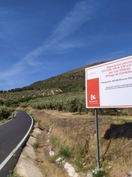 La CO-7208 'De A-339 a A-3226 por Los Villares (Priego de Córdoba)'.