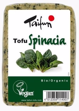 Dos lotes (254, 02/06/2023; 274, 22/06/2023) del producto 'Tofu Spinacia' de la marca Taifun.