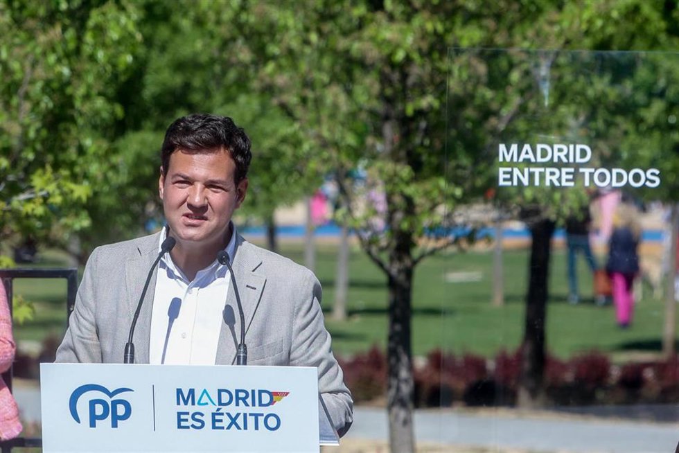 Archivo - El candidato del PP a la alcaldía de Las Rozas, Jose de la Uz Pardos.