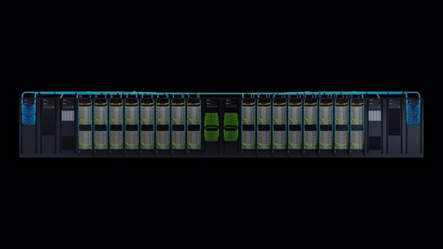 La nueva supercomputadora DGX GH200 de Nvidia.