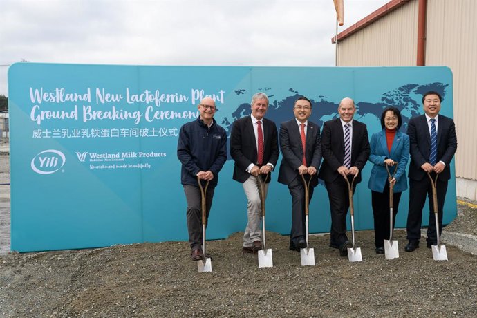 Groundbreaking ceremony - Yilis Subsidiary Westland Milk Products Holds Groundbreaking Ceremony for Lactoferrin Plant in New Zealand