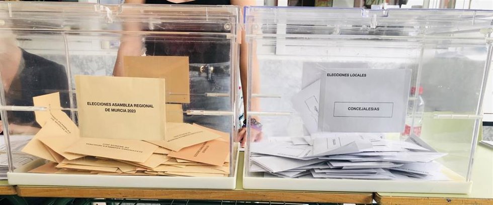 Urnas electorales este 28M en la Región de Murcia