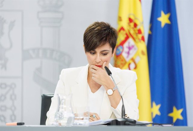La ministra Portavoz y de Política Territorial, Isabel Rodríguez