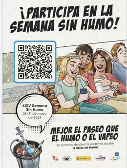 Cartel de la Semana Sin Humo.