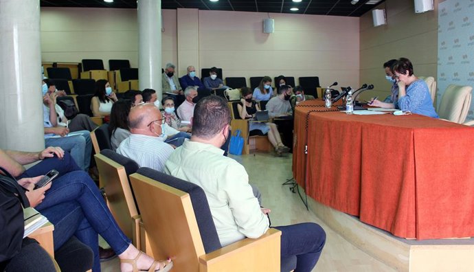 Archivo - Un Pleno de la Mancomunidad de Municipios Campiña Sur en una nota.