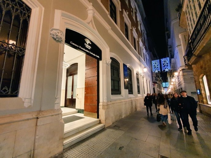 Archivo - Sede de la Fundación Unicaja en Cádiz.