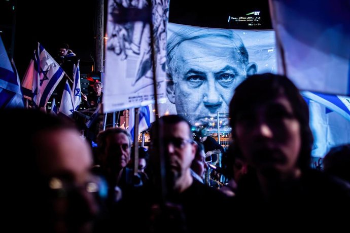 Archivo - Manifestación contra la protesta de la reforma judicial en Tel Aviv