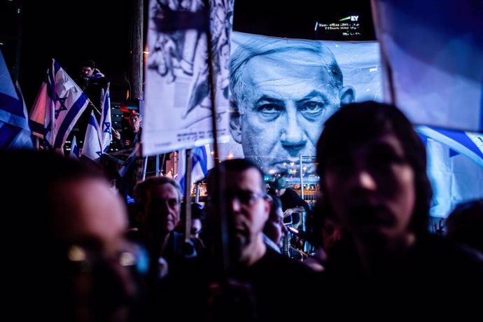 Archivo - Manifestación contra la protesta de la reforma judicial en Tel Aviv