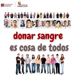 Gráfico difundido por @Salud_JCYL en el que llama a donar sangre