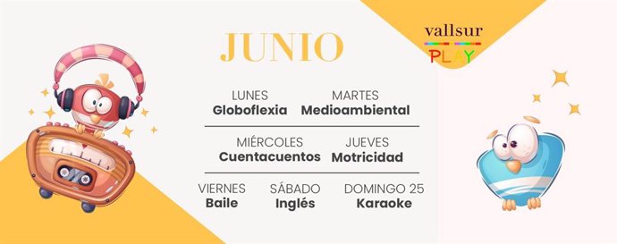 Programación Ludoteca Vallsur Junio