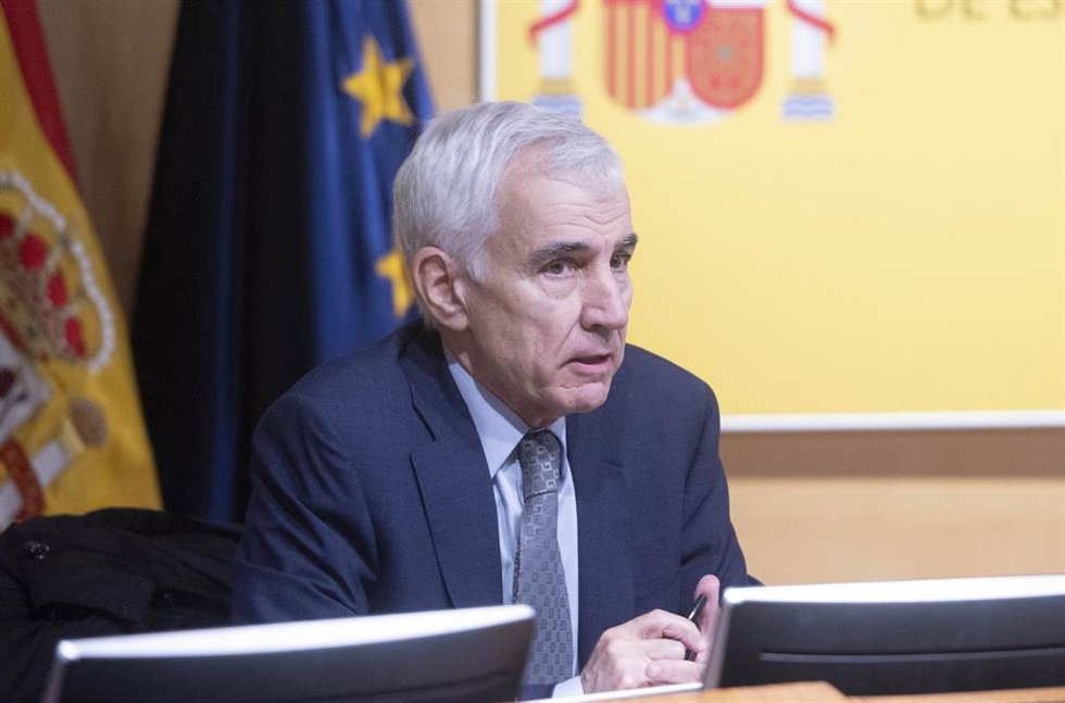Archivo - El Comisionado para el PERTE Chip, Jaime Martorell, durante una reunión con un conjunto de empresas del ámbito de la microelectrónica y los semiconductores, en la sede del Ministerio, a 25 de noviembre de 2022, en Madrid (España). 