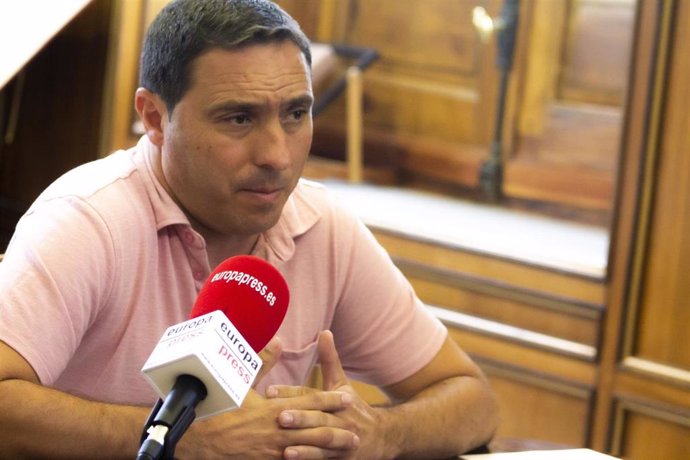 Archivo - El presidente de la Diputación de Cuenca, Álvaro Martínez Chana, en entrevista con Europa Press