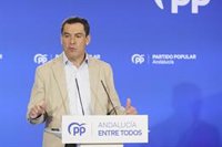 Moreno aboga por "no tener ninguna prisa" en llegar a acuerdos con Vox tras el 28M