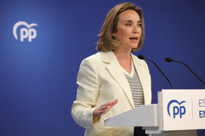 La secretaria general del Partido Popular, Cuca Gamarra