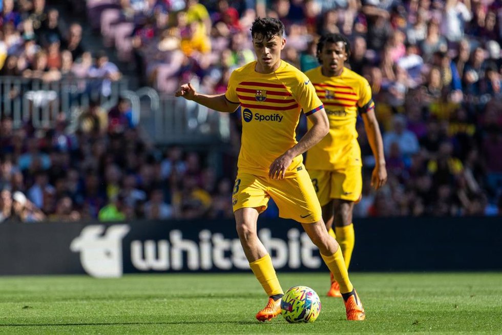 Archivo - El jugador del FC Barcelona Pedri González.