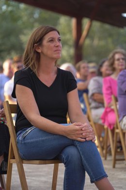 Archivo - La secretaria de Organización del PSOE de la Rioja, María Marrodán, en un acto público del PSOE