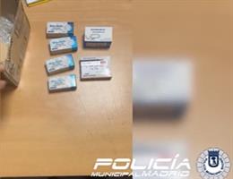 Un detenido y 6 cajas de anabolizantes requisados en Ciudad Lineal