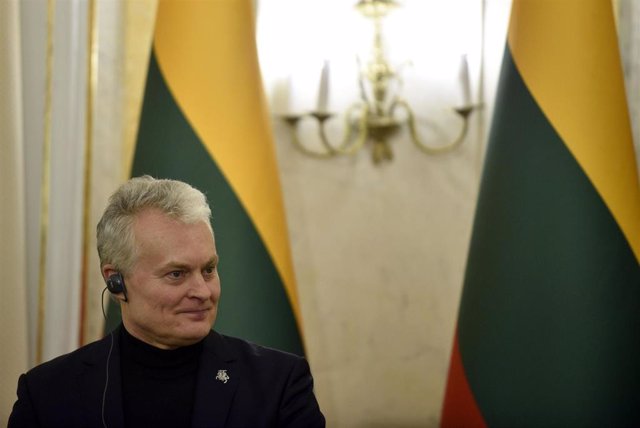 Archivo - El presidente lituano, Gitanas Nauseda.
