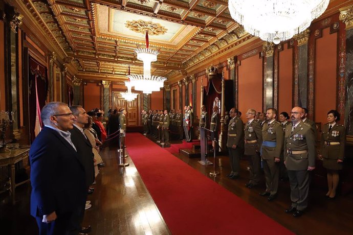 El Palacio Real de Valladolid acoge un acto en conmemoración a San Fernando, patrón de los ingenieros