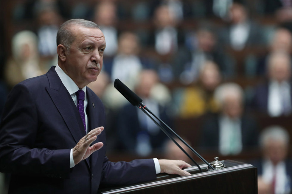 Archivo - El presidente turco, Recep Tayyip Erdogan, en el Parlamento. 
