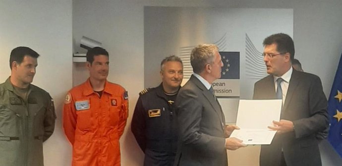 El director general de Protección Civil y Emergecias, Leonardo Marcos, en un encuentro del décimo aniversario Centro de Coordinación de la Respuesta a Emergencias (ERCC).