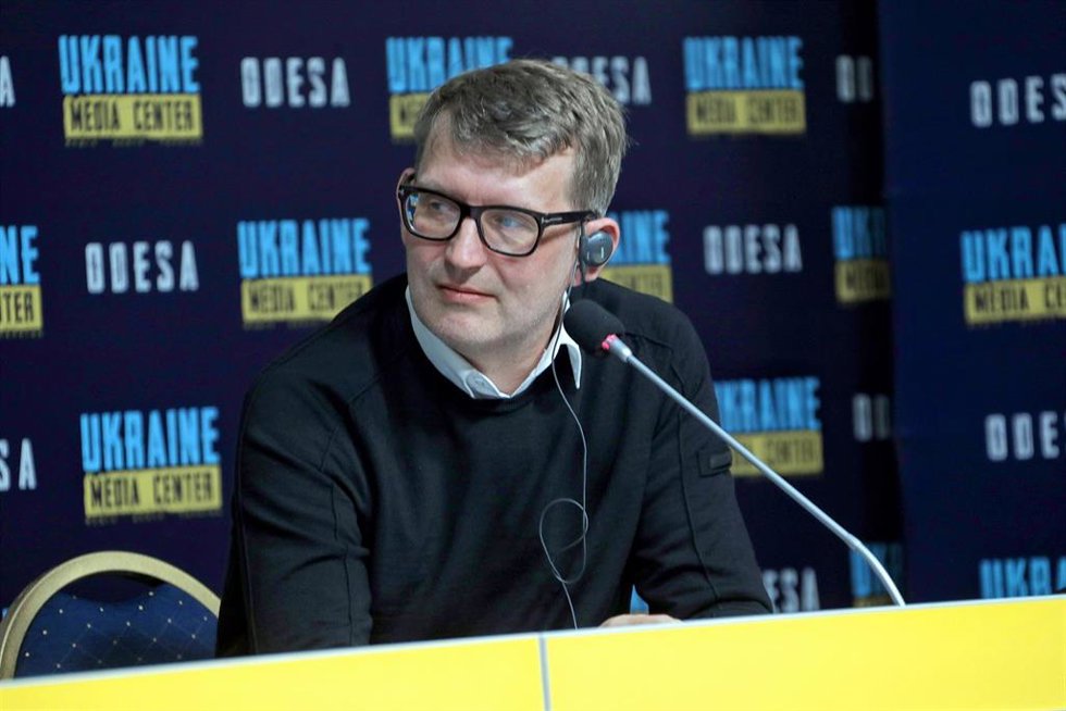 Archivo - El ministro de Defensa de Dinamarca, Troels Lund Poulsen, durante una visita a Kiev