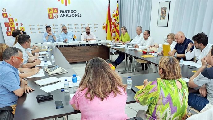 La Comisión Ejecutiva del Partido Aragonés.