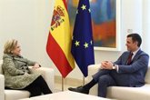 Foto: Estados Unidos.- VÍDEO: Sánchez se reúne en Moncloa con la exsecretaria de Estado de Estados Unidos Hillary Clinton
