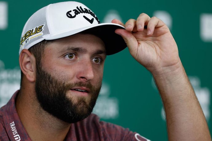 Archivo - El golfista español Jon Rahm 